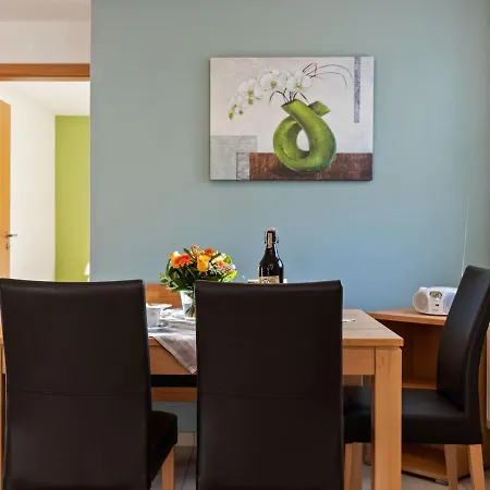 Modern In Franconian Switzerland With View Of Castle Apartmán