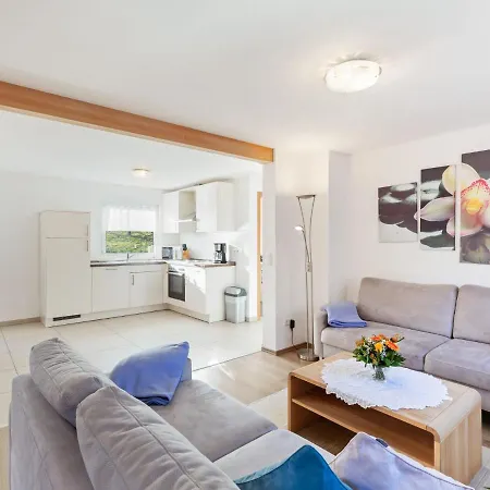 Modern In Franconian Switzerland With View Of Castle